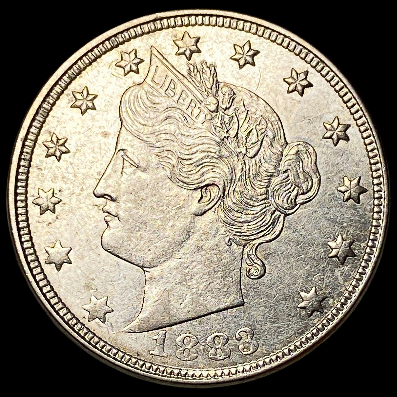 1883 Liberty Head Nickel (No Cents) CHOICE AU (1 of 2)