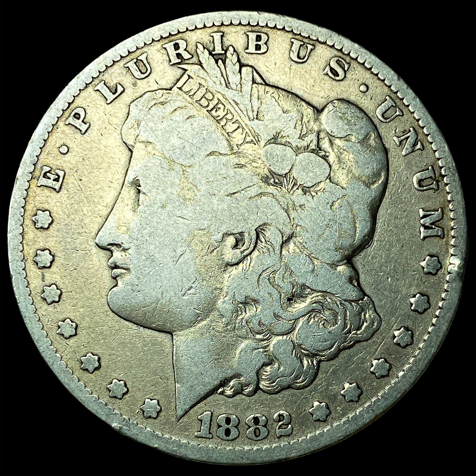 1882-CC Morgan Silver Dollar NICELY CIRCULATED (1 of 2)
