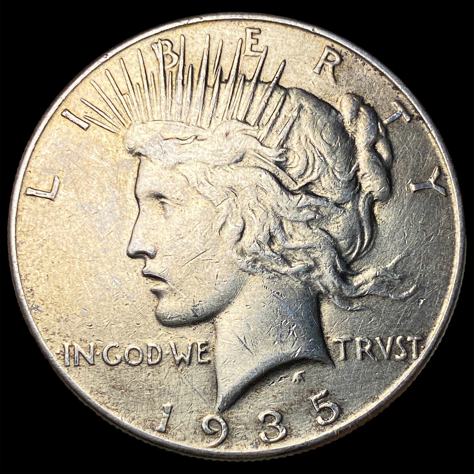 1935 Silver Peace Dollar CHOICE AU: 1935 Silver Peace Dollar CHOICE AU