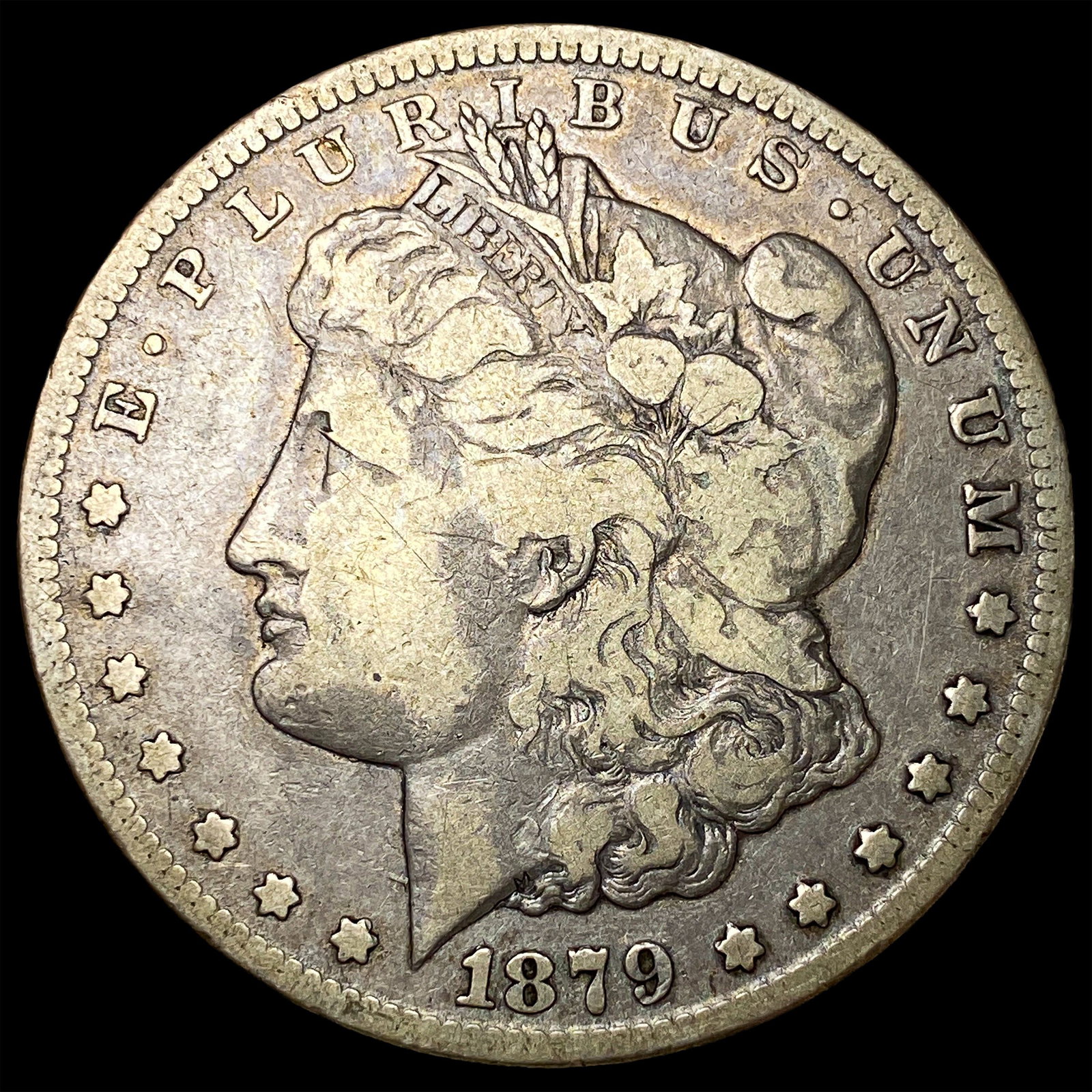 1879-CC Silver Morgan Dollar LIGHTLY CIRCULATED: 1879-CC Silver Morgan Dollar LIGHTLY CIRCULATED