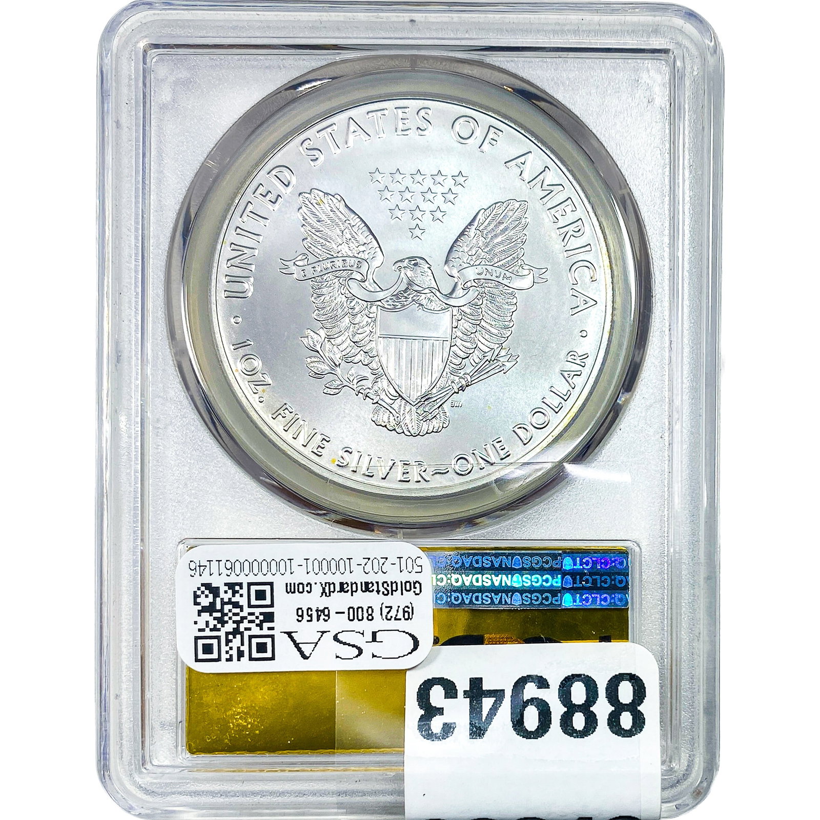 2016-W Silver Eagle PCGS MS70 - 2