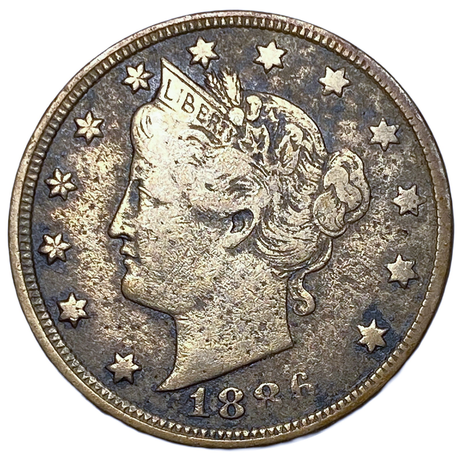 1886 Liberty Victory Nickel: 1886 Liberty Victory Nickel