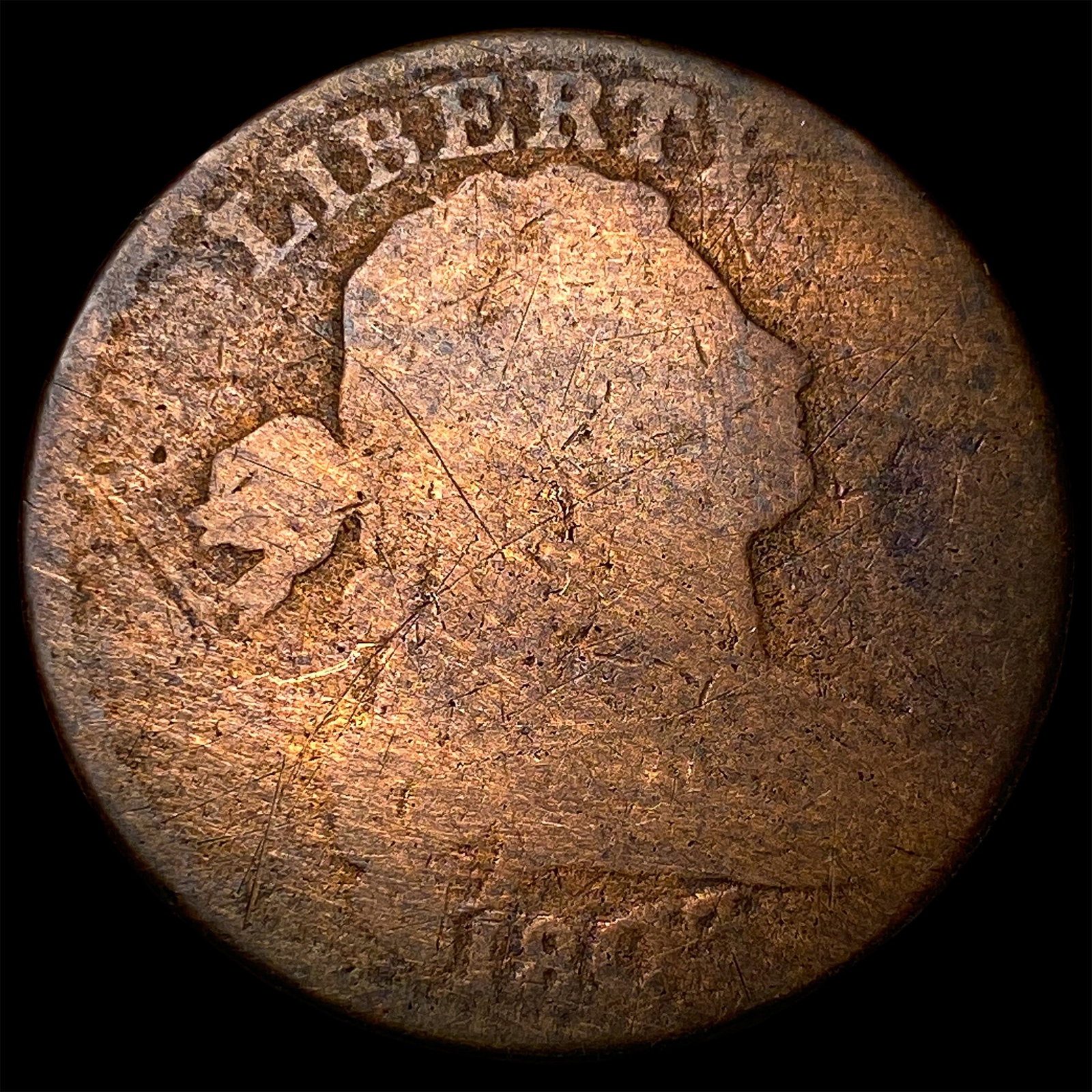1807 Draped Bust Large Cent NICELY CIRCULATED (1 of 2)