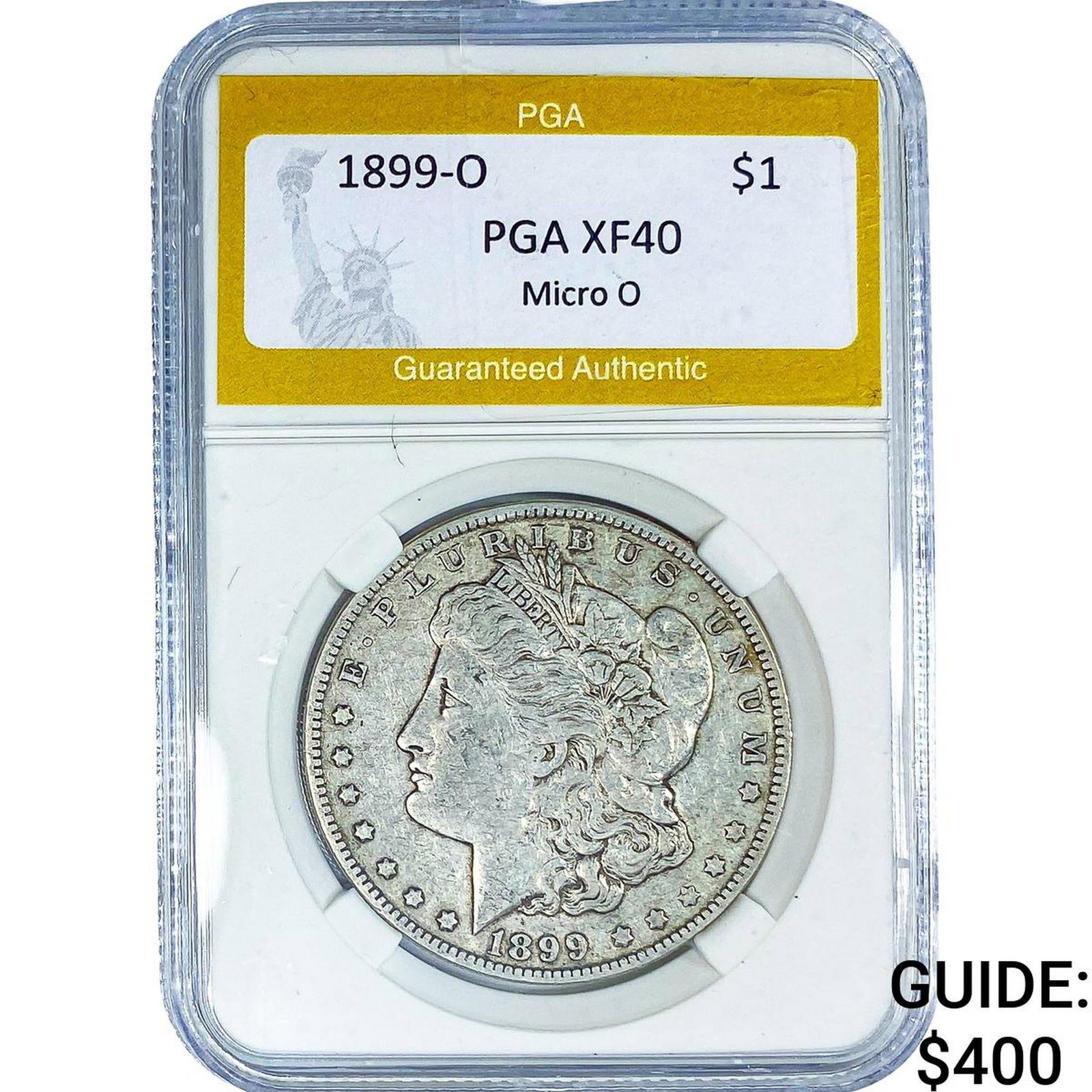 1899-O Morgan Silver Dollar PGA XF40 Micro O (1 of 2)