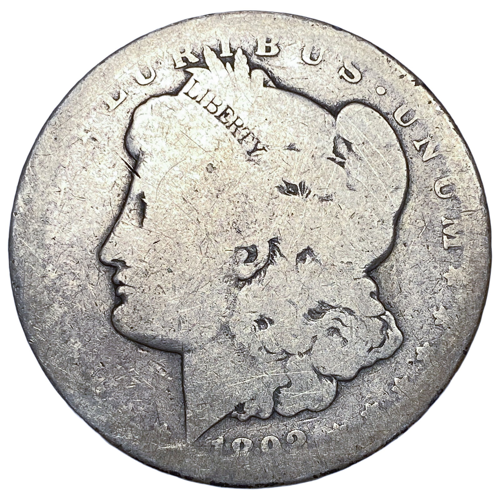 1892-CC Morgan Silver Dollar (1 of 2)