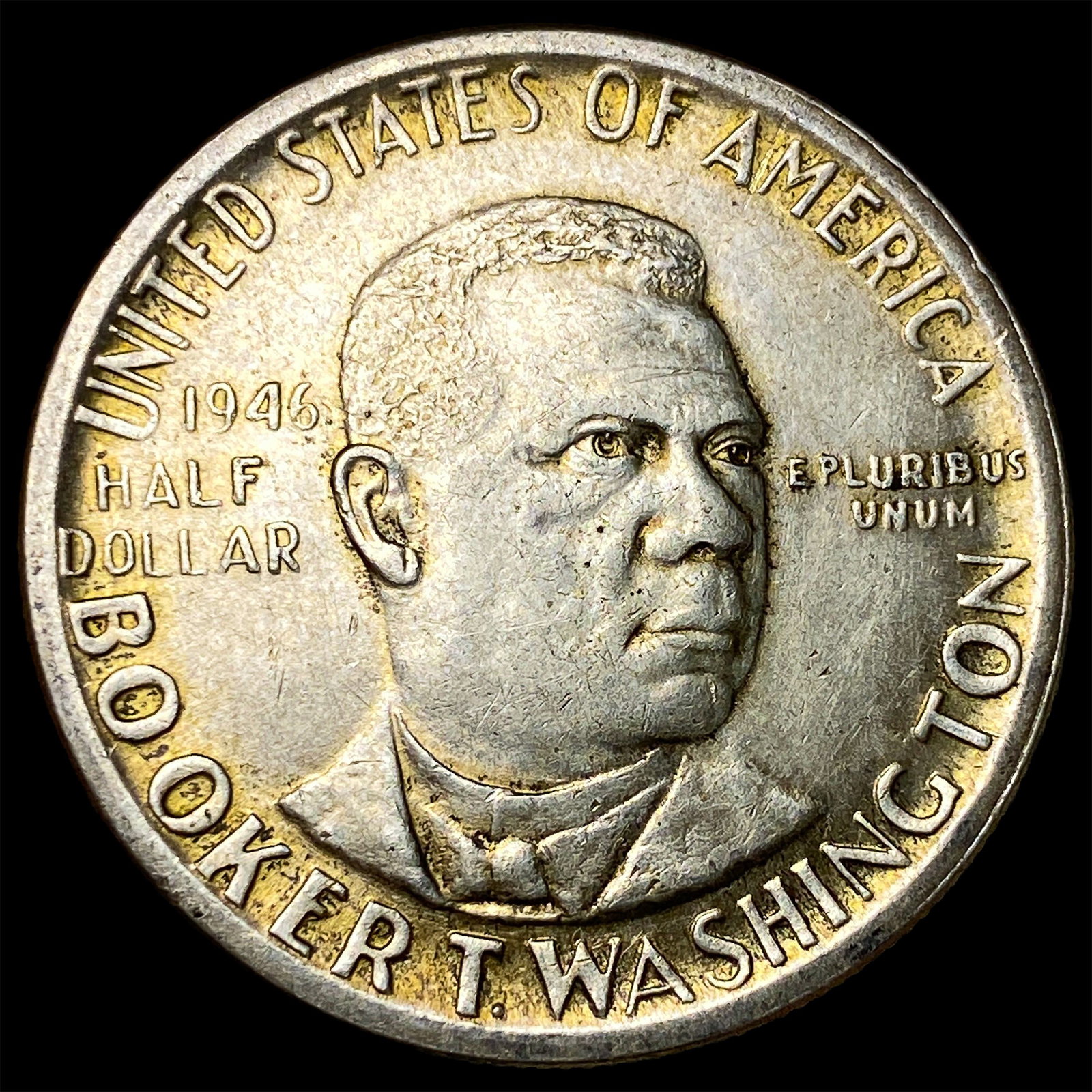 1946 Silver Half Dollar Booker T. Washington UNCIRCULATED: 1946 Silver Half Dollar Booker T. Washington UNCIRCULATED