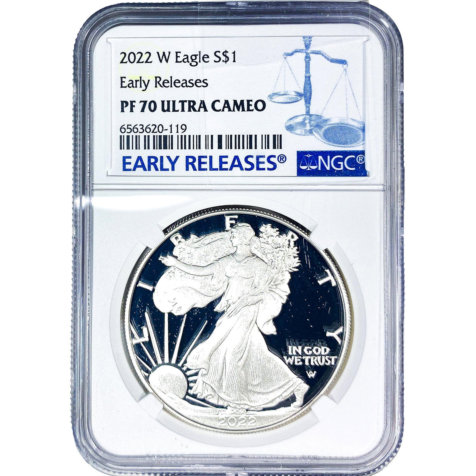 2022-W Silver Eagle NGC PF70 Ultra Cameo (1 of 2)