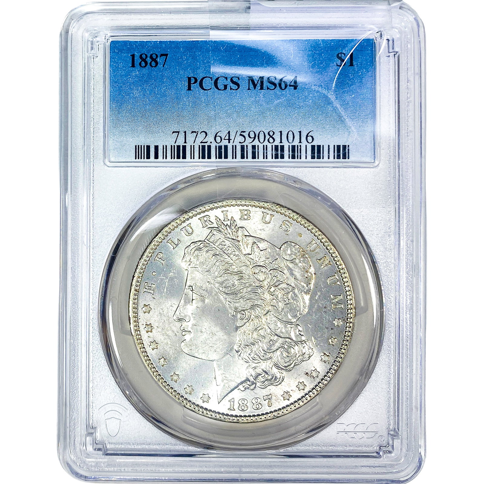 1887 Morgan Silver Dollar PCGS MS64 (1 of 2)