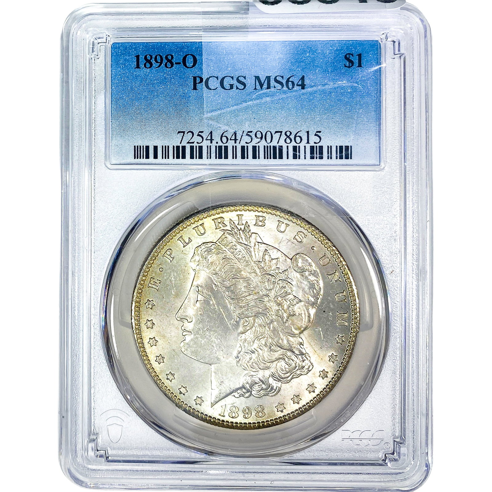 1898-O Morgan Silver Dollar PCGS MS64: 1898-O Morgan Silver Dollar PCGS MS64