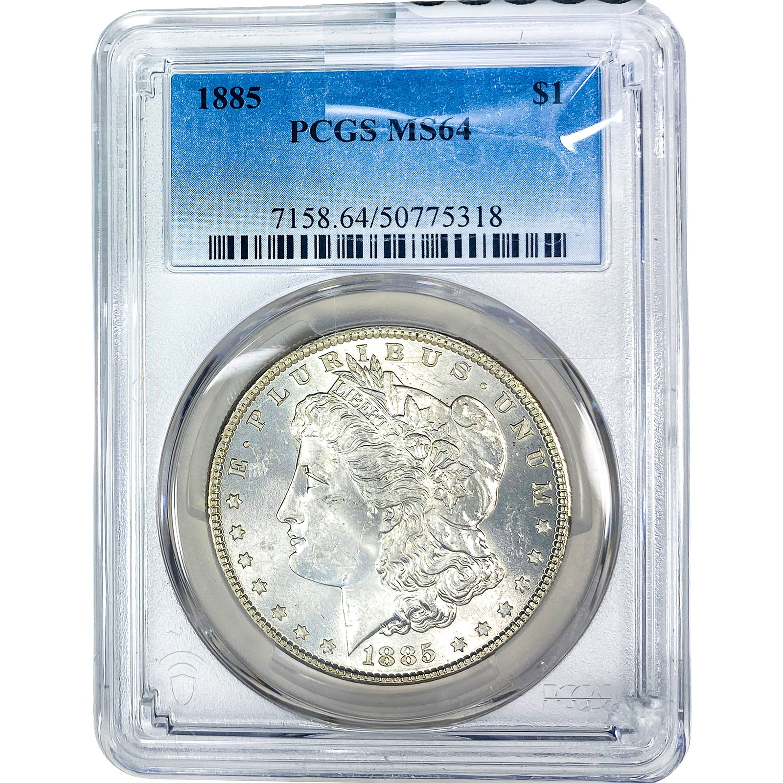 1885 Morgan Silver Dollar PCGS MS64: 1885 Morgan Silver Dollar PCGS MS64
