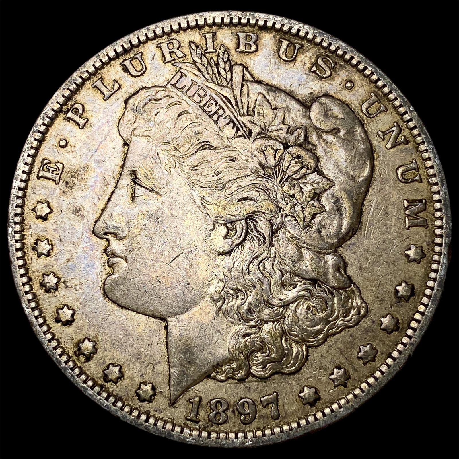 1897-S Silver Morgan Dollar LIGHTLY CIRCULATED (1 of 2)