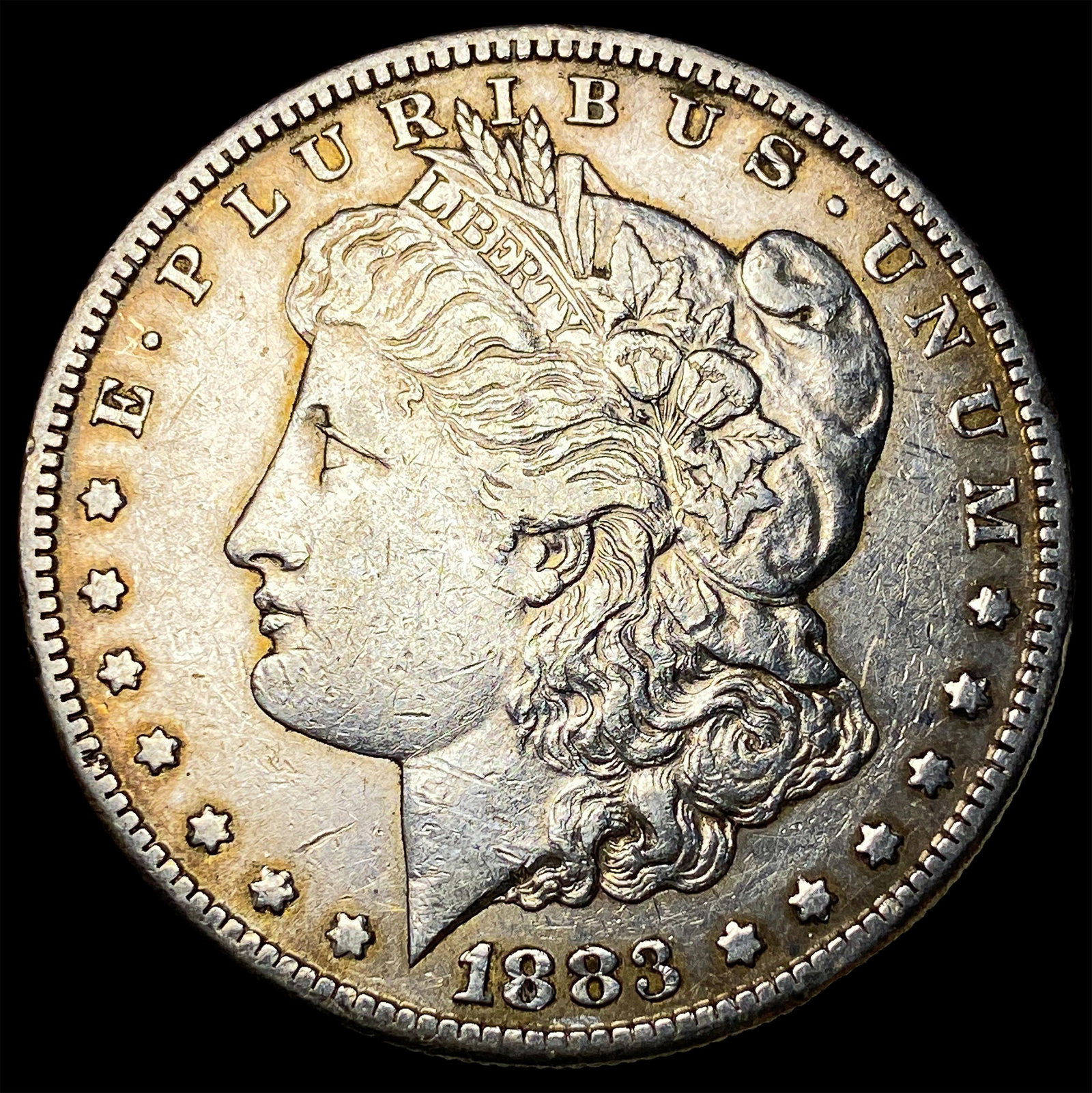 1883-S Silver Morgan Dollar NEARLY UNCIRCULATED: 1883-S Silver Morgan Dollar NEARLY UNCIRCULATED