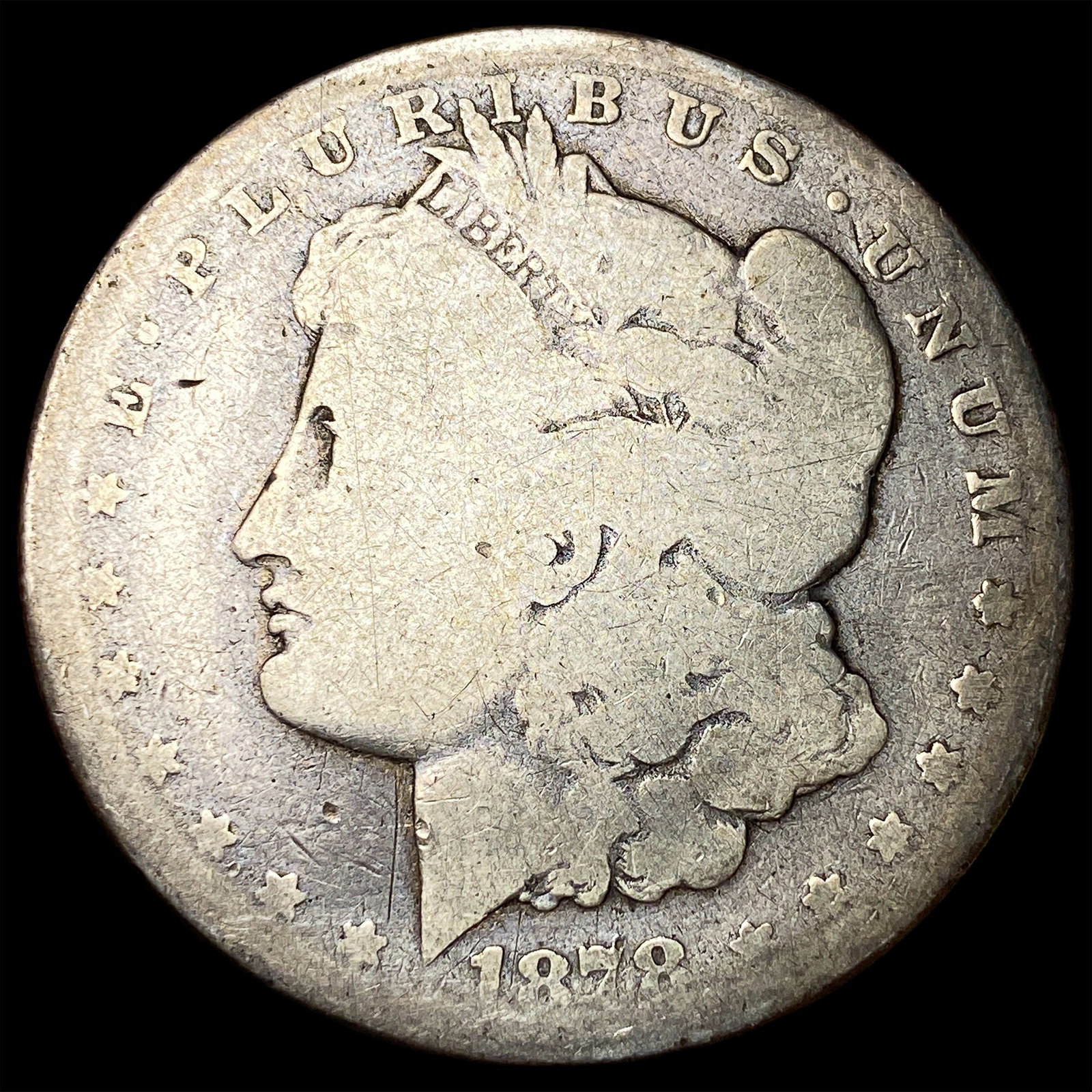1878 Morgan Silver Dollar LIGHTLY CIRCULATED: 1878 Morgan Silver Dollar LIGHTLY CIRCULATED