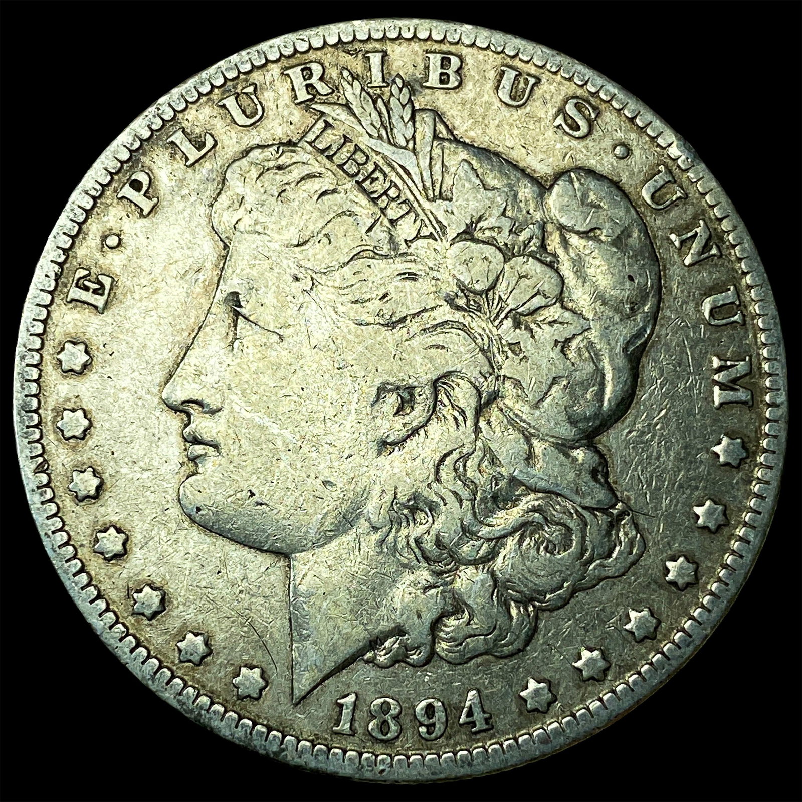 1894-O Silver Morgan Dollar NEARLY UNCIRCULATED: 1894-O Silver Morgan Dollar NEARLY UNCIRCULATED