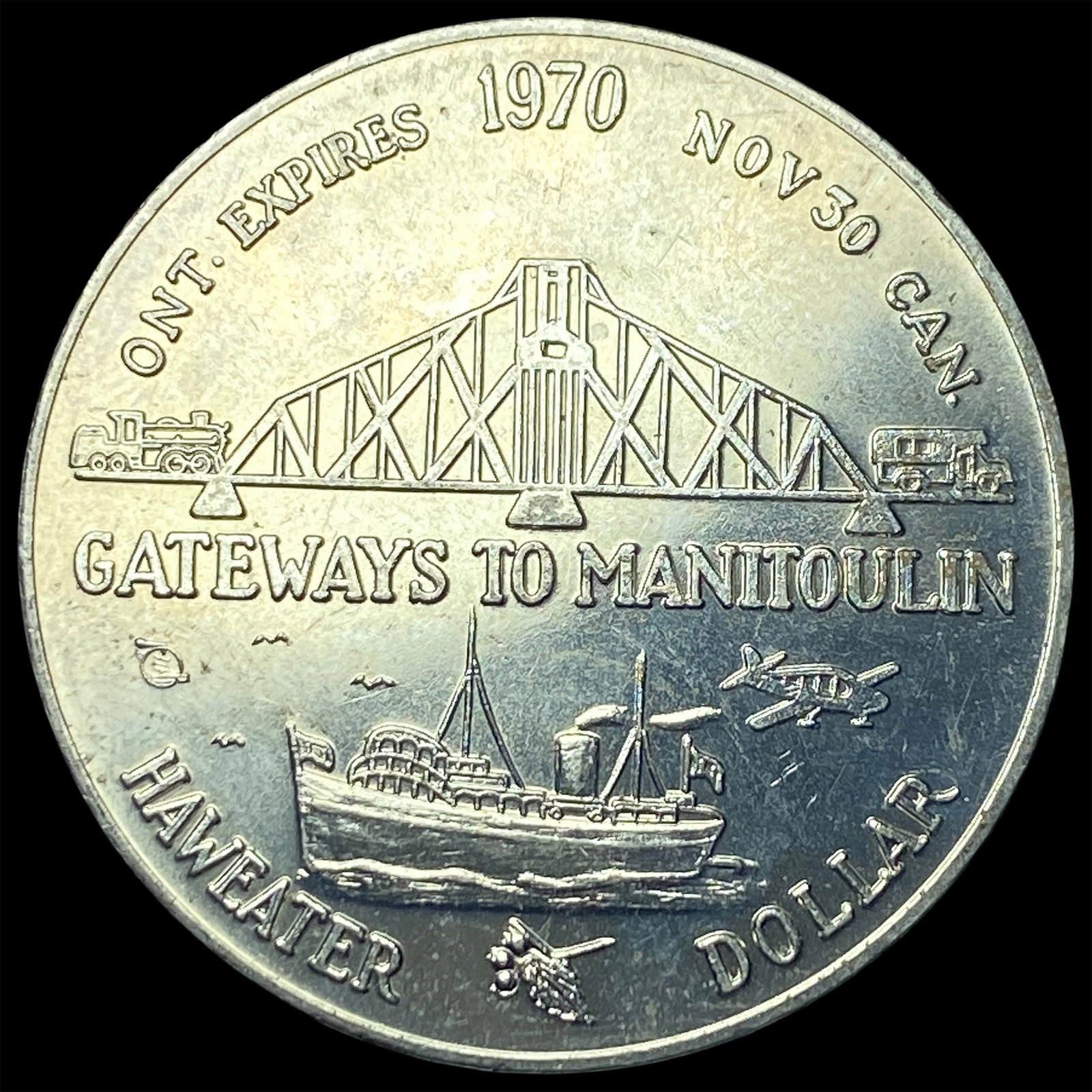 1970 Canada Silver Haweater Dollar (1 of 2)