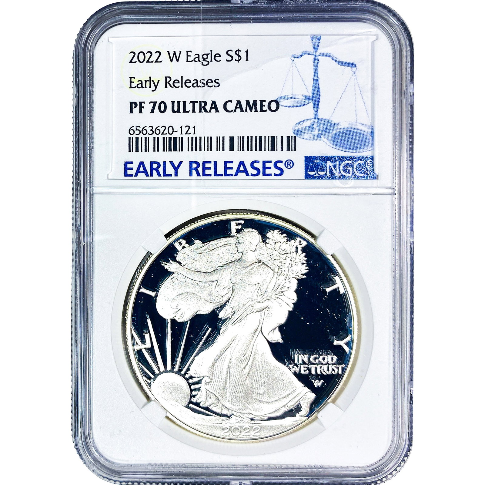 2022-W Silver Eagle NGC PF70 Ultra Cameo: 2022-W Silver Eagle NGC PF70 Ultra Cameo