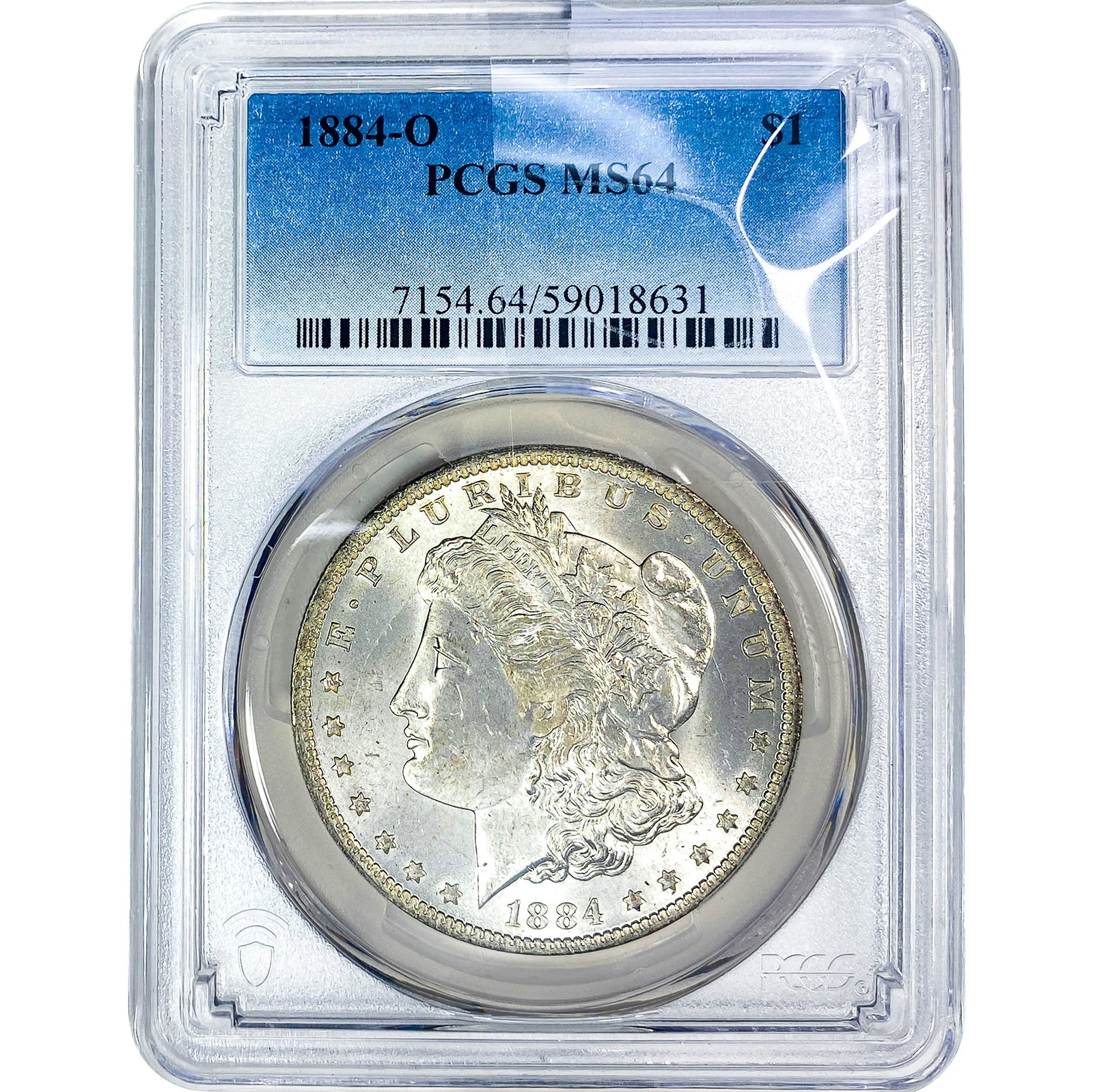 1884-O Morgan Silver Dollar PCGS MS64: 1884-O Morgan Silver Dollar PCGS MS64