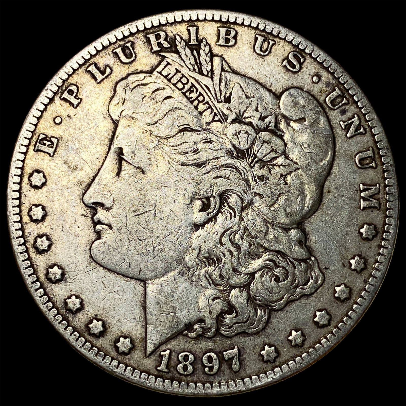 1897-O Silver Morgan Dollar NEARLY UNCIRCULATED: 1897-O Silver Morgan Dollar NEARLY UNCIRCULATED