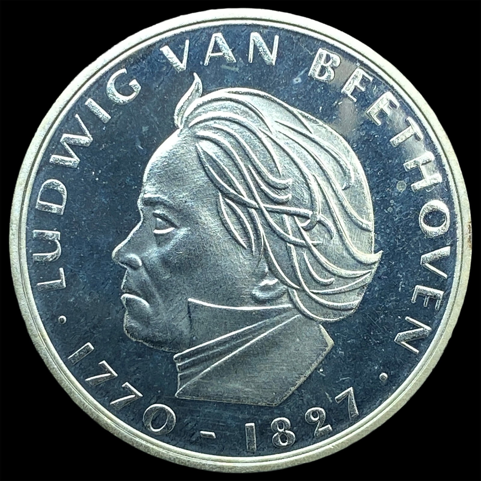 1970-F Germany Silver 5 Mark: 1970-F Germany Silver 5 Mark