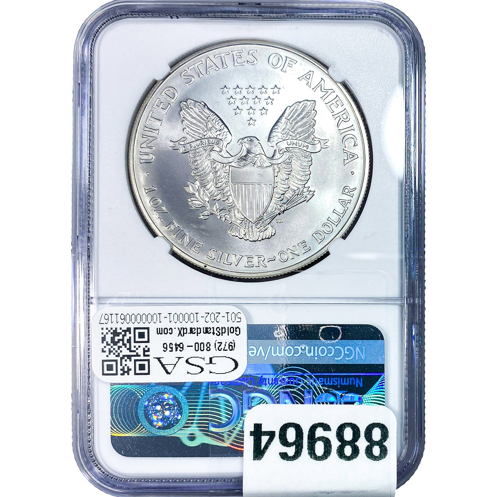 2000 Silver Eagle NGC MS69 - 2