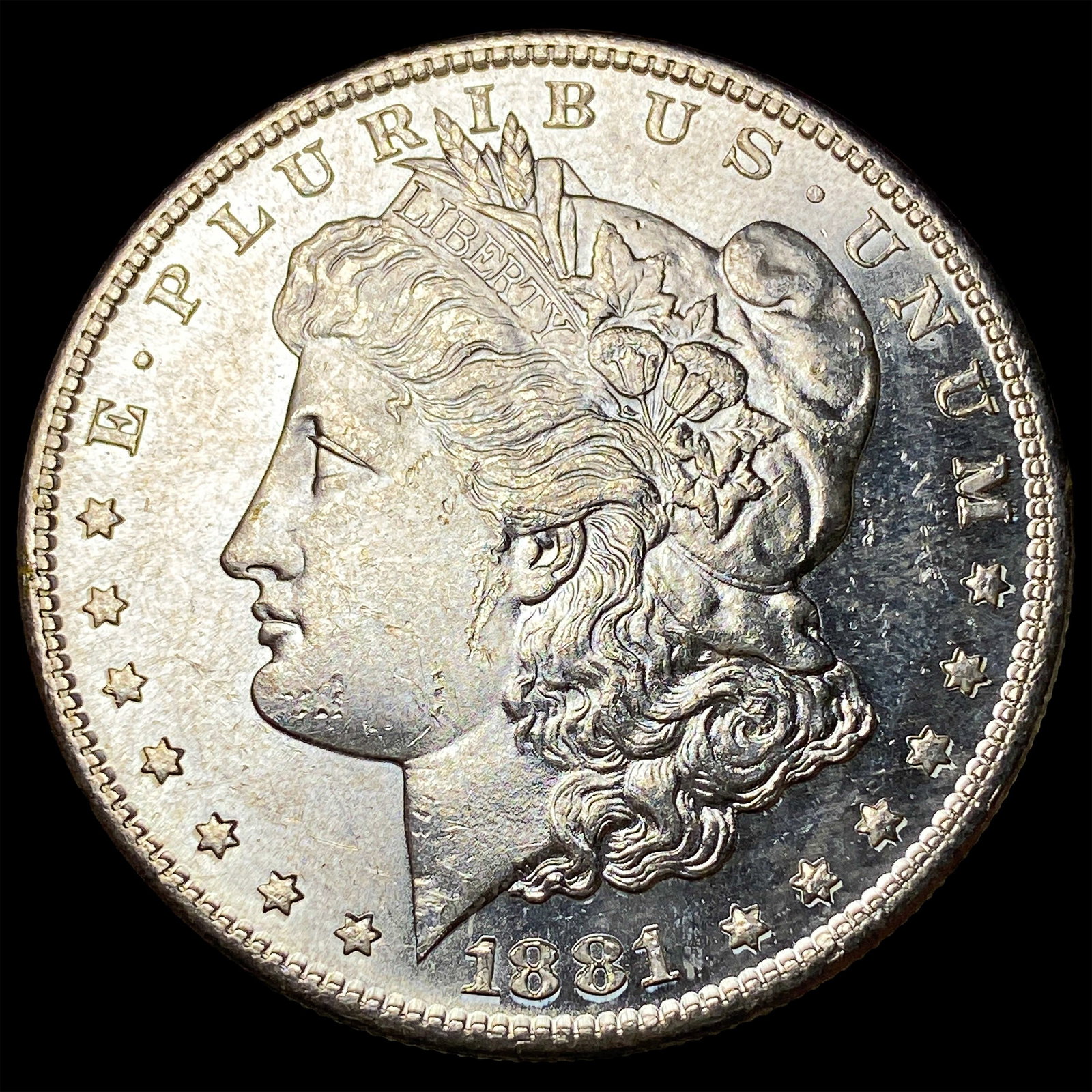 1881-S Silver Morgan Dollar CHOICE BU: 1881-S Silver Morgan Dollar CHOICE BU