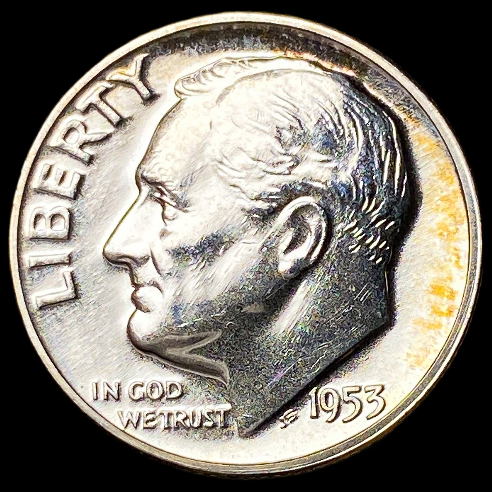 1953-S Silver Roosevelt Dime CHOICE PROOF (1 of 2)