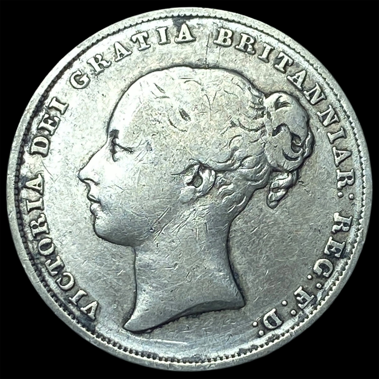 1945 Great Britain Silver Shilling: 1945 Great Britain Silver Shilling
