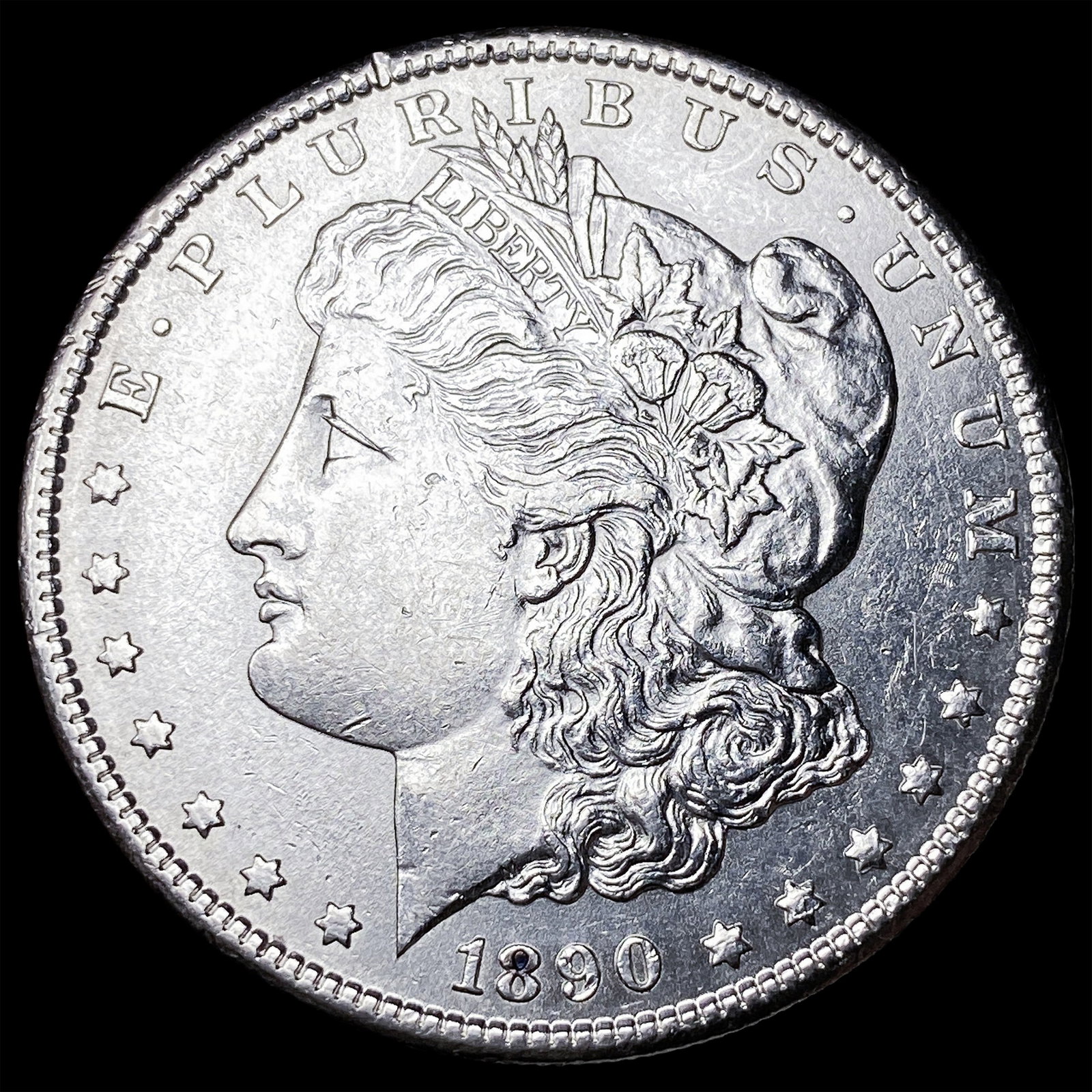 1890 Morgan Silver Dollar CHOICE AU: 1890 Morgan Silver Dollar CHOICE AU