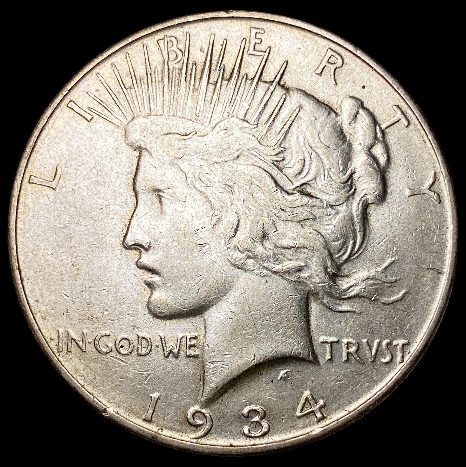 1934-D Silver Peace Dollar CLOSELY UNCIRCULATED (1 of 2)