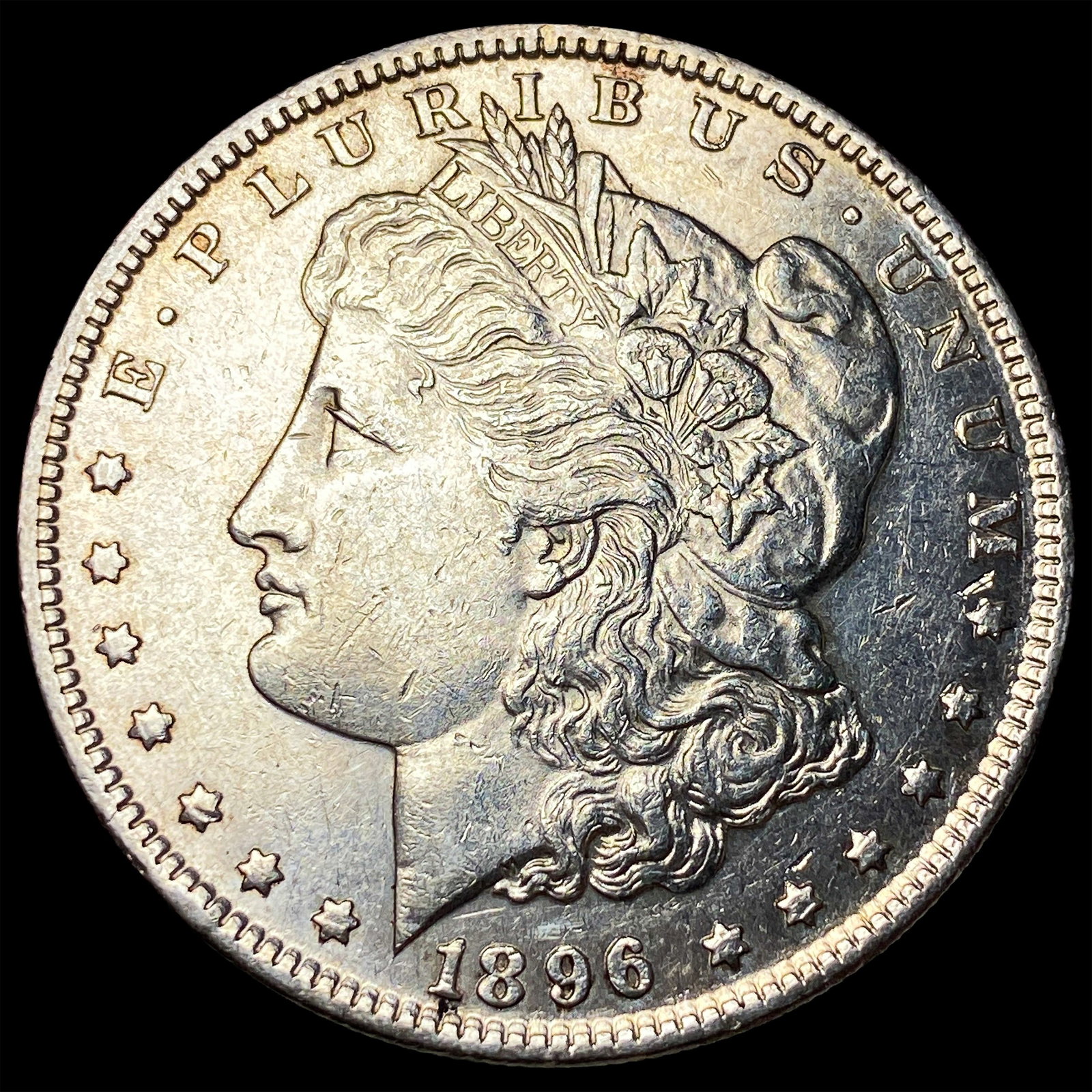 1896 Silver Morgan Dollar CHOICE AU: 1896 Silver Morgan Dollar CHOICE AU