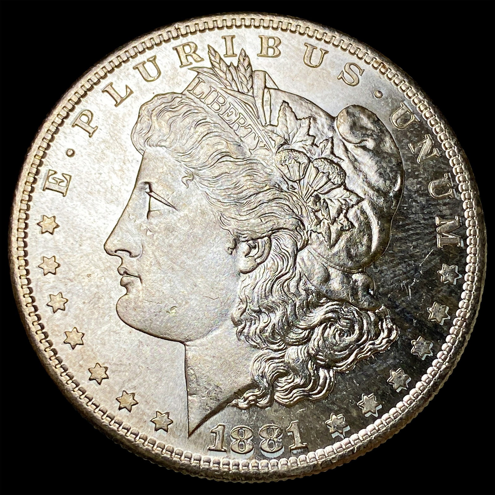 1881-S Silver Morgan Dollar NEARLY UNCIRCULATED: 1881-S Silver Morgan Dollar NEARLY UNCIRCULATED