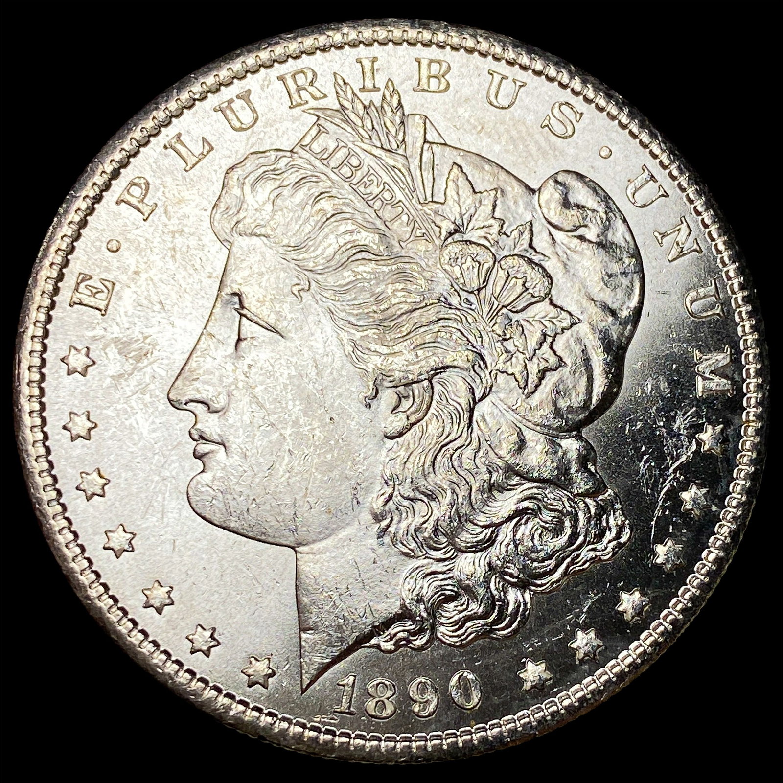 1890-CC Silver Morgan Dollar CHOICE AU: 1890-CC Silver Morgan Dollar CHOICE AU