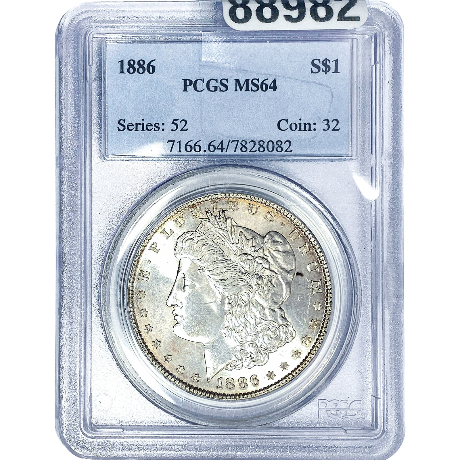 1886 Morgan Silver Dollar PCGS MS64 (1 of 2)