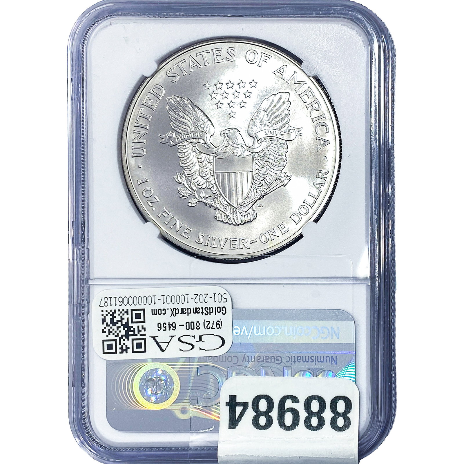 2000 Silver Eagle NGC MS69 - 2