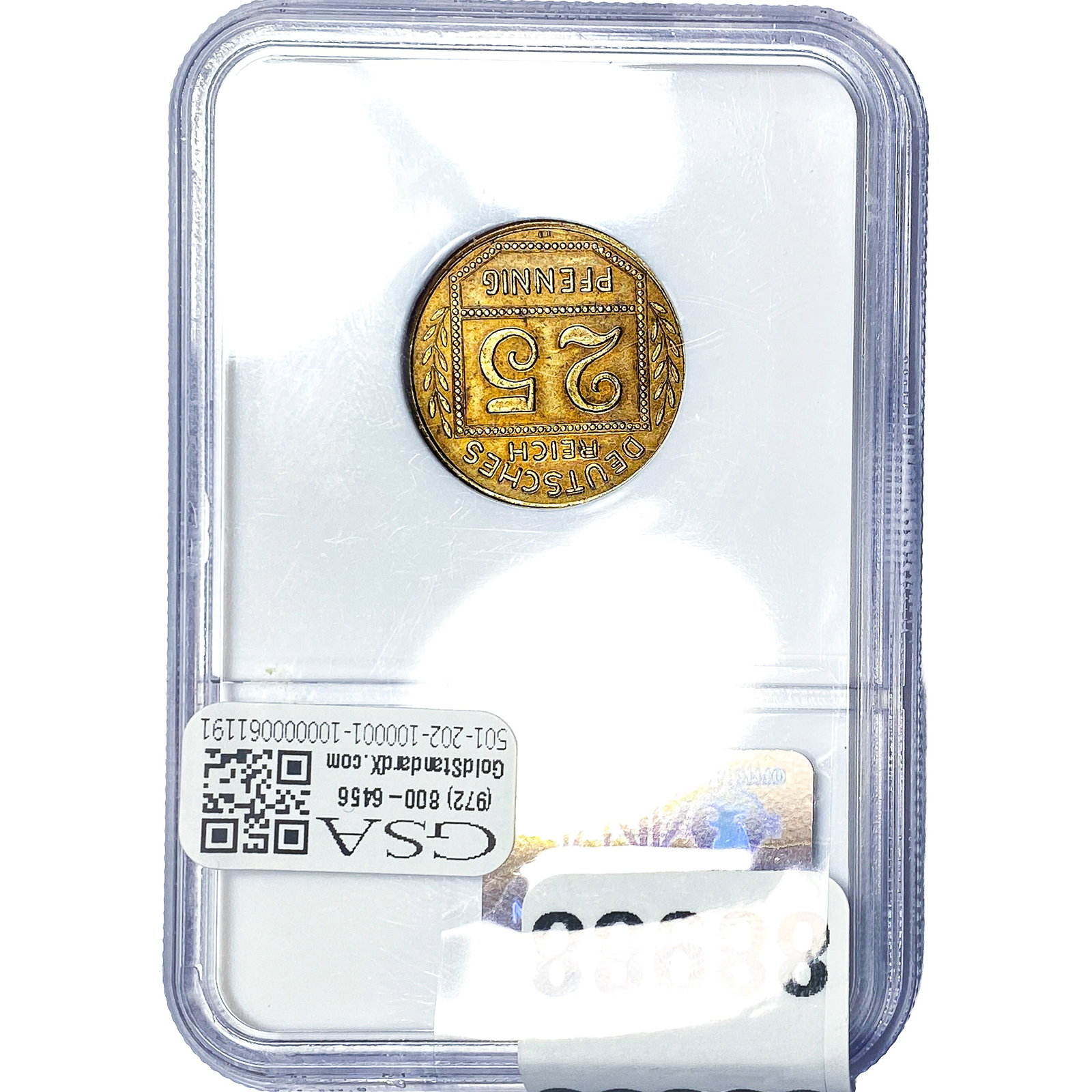 1908-D Germany 25P Pattern NGC PF62 - 2