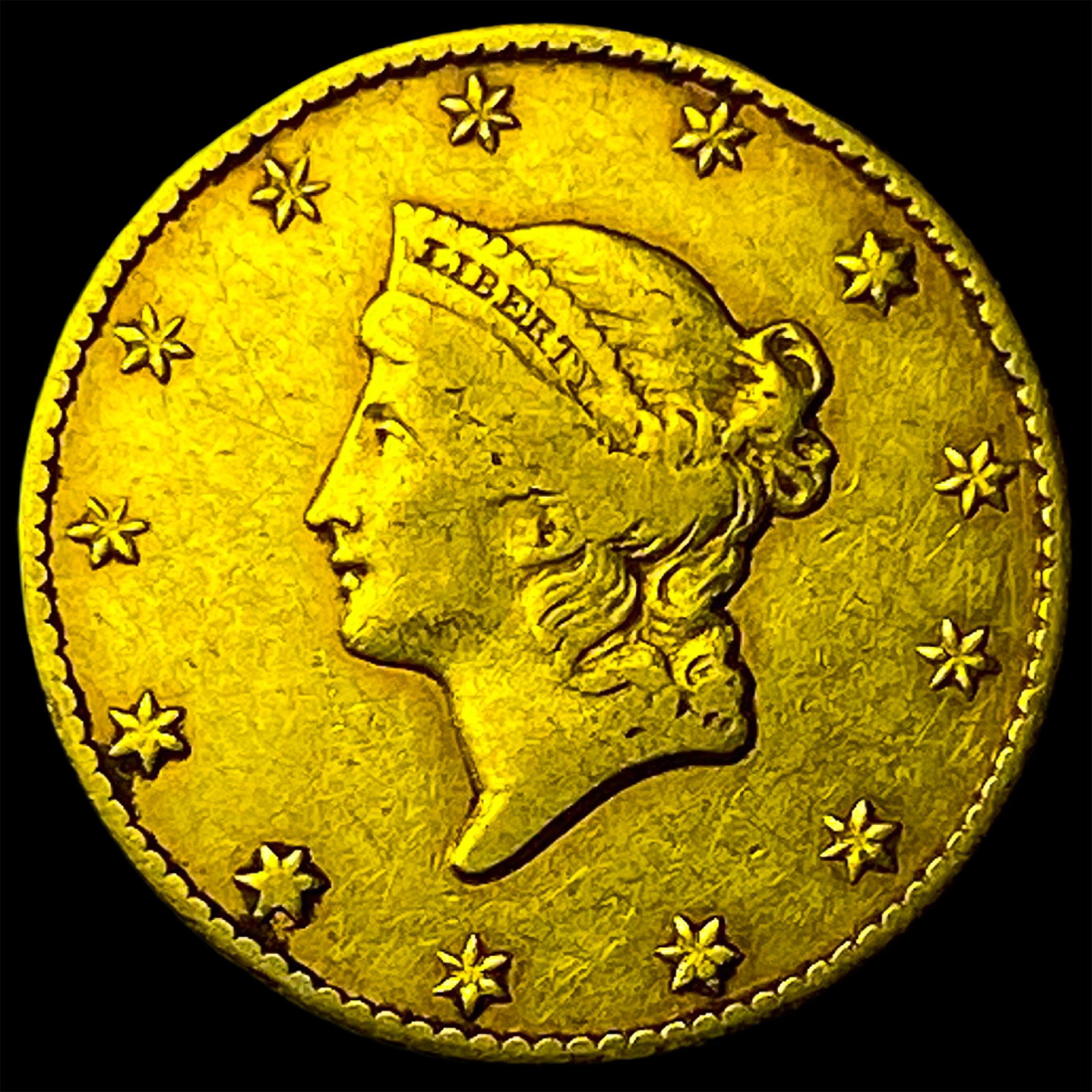 1849 Gold $1 Type 1 CLOSELY UNCIRCULATED (1 of 2)