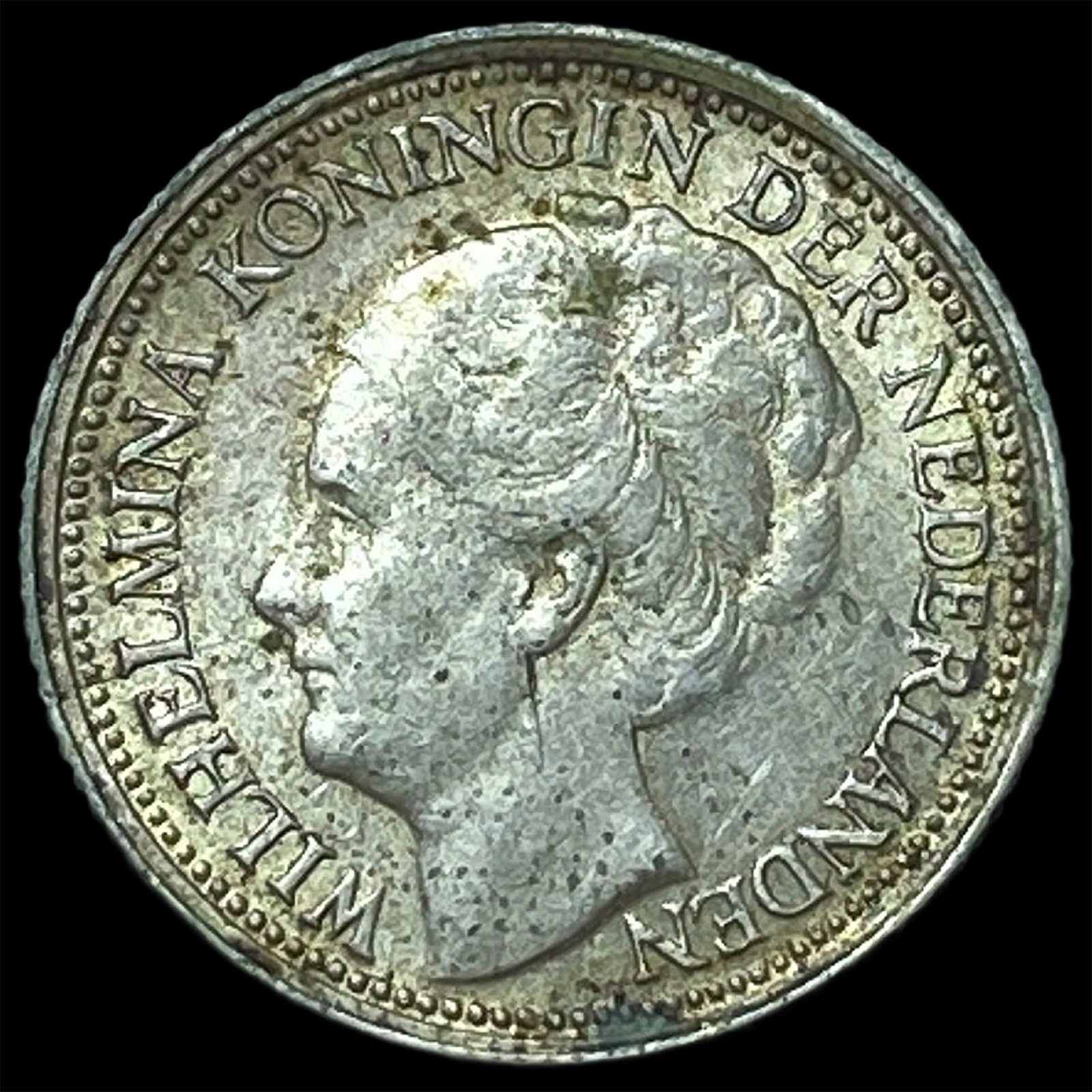 1941 Netherlands Silver 10 Cents (1 of 2)