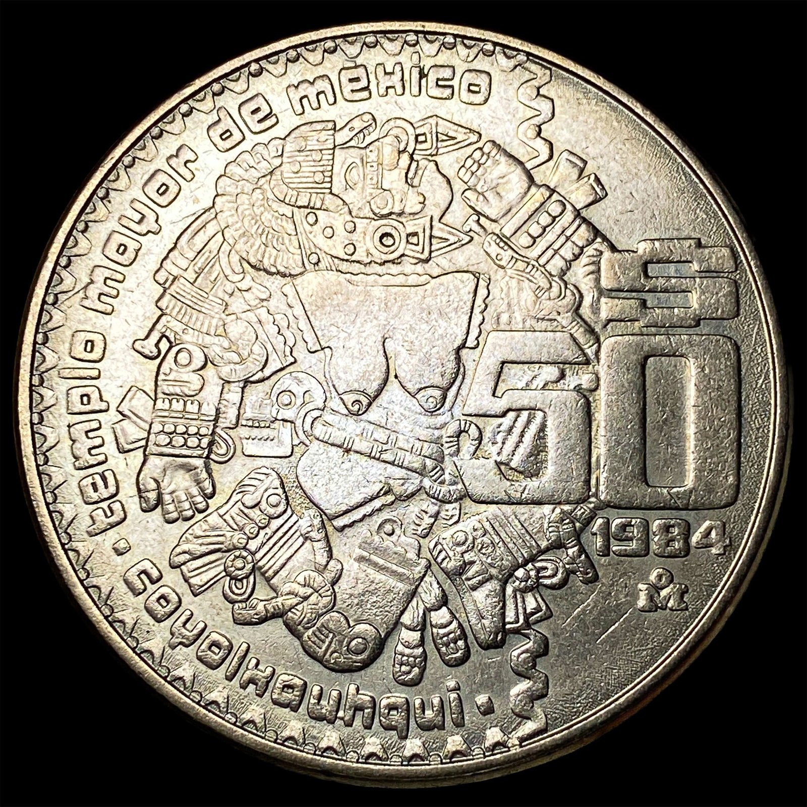 1984 Mexico Silver 50 Pesos UNCIRCULATED: 1984 Mexico Silver 50 Pesos UNCIRCULATED
