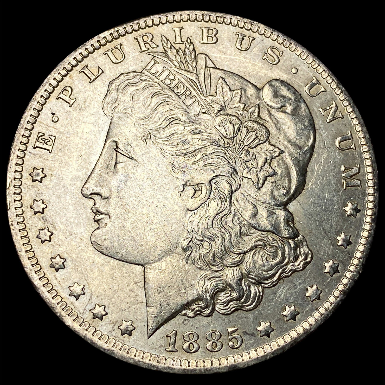 1885-O Silver Morgan Dollar CLOSELY UNCIRCULATED: 1885-O Silver Morgan Dollar CLOSELY UNCIRCULATED