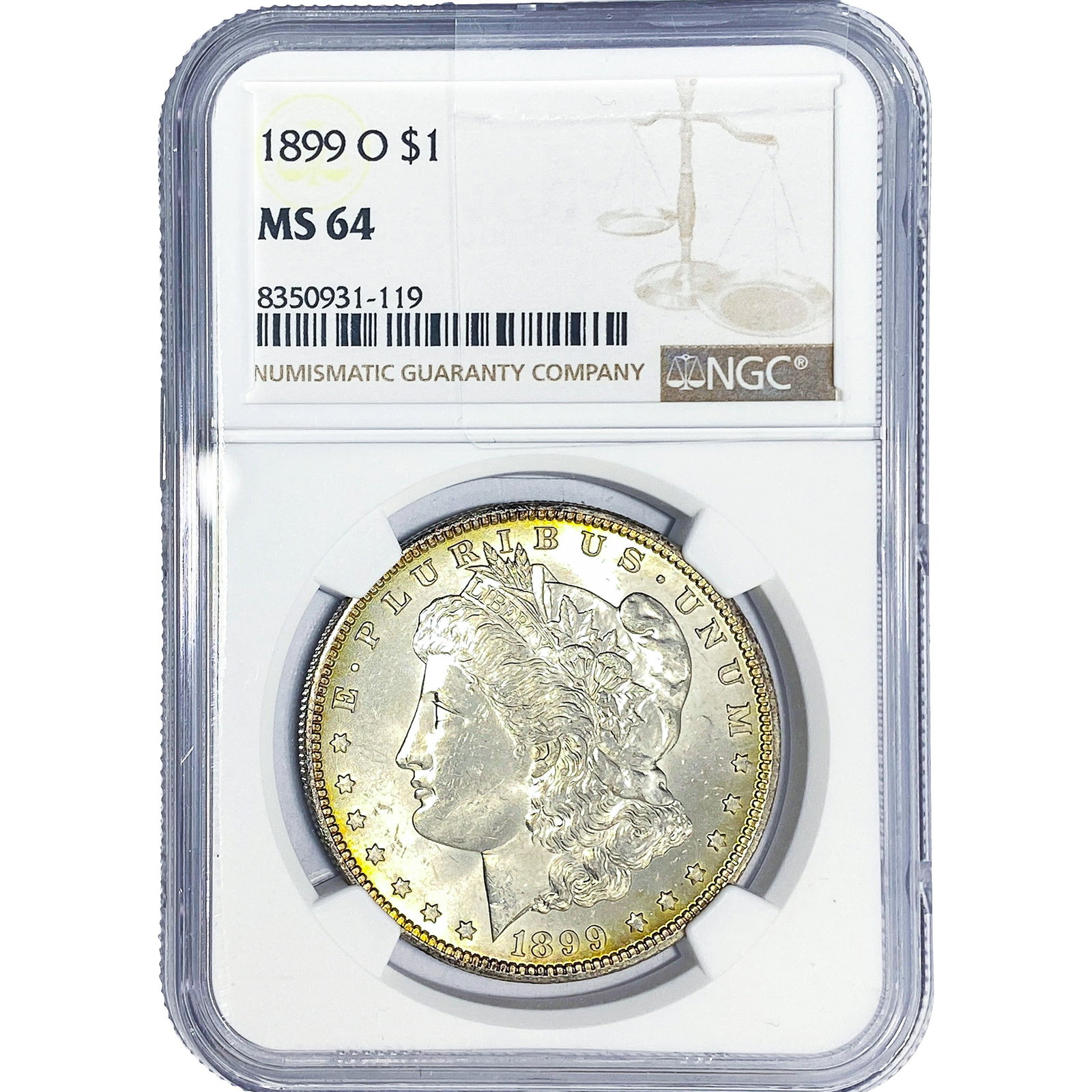 1899-O Morgan Silver Dollar NGC MS64 (1 of 2)