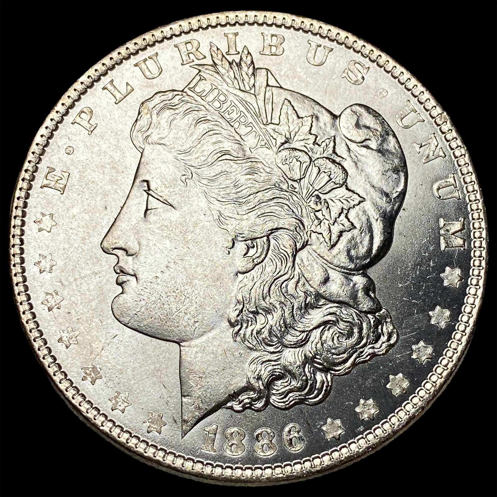 1886 Silver Morgan Dollar UNCIRCULATED: 1886 Silver Morgan Dollar UNCIRCULATED