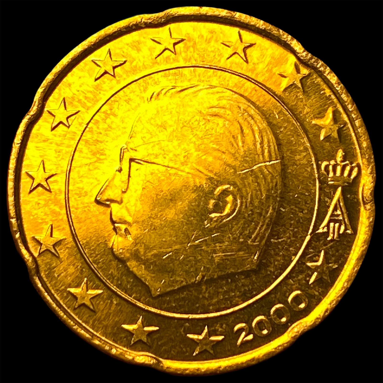 2000 Belgium 20 Euro Cent (1 of 2)