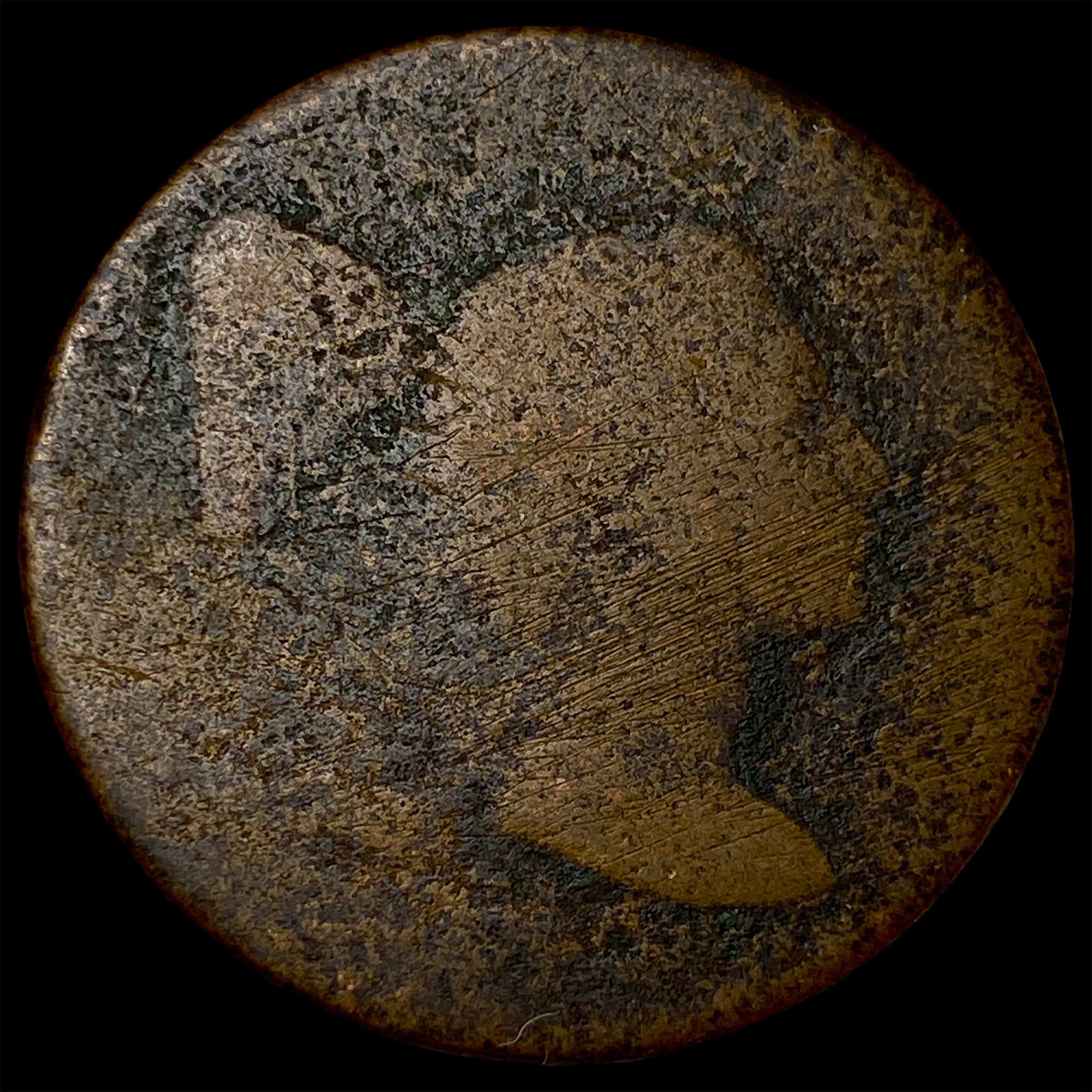 U.S. Large Cent likely a Matron Head (1816-1839). NICELY CIRCULATED (1 of 2)