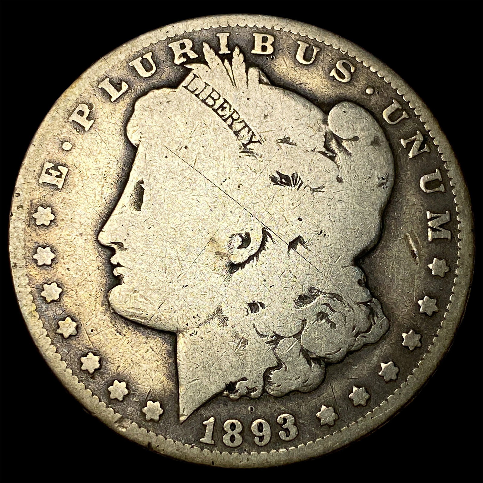 1893-O Silver Morgan Dollar NICELY CIRCULATED: 1893-O Silver Morgan Dollar NICELY CIRCULATED