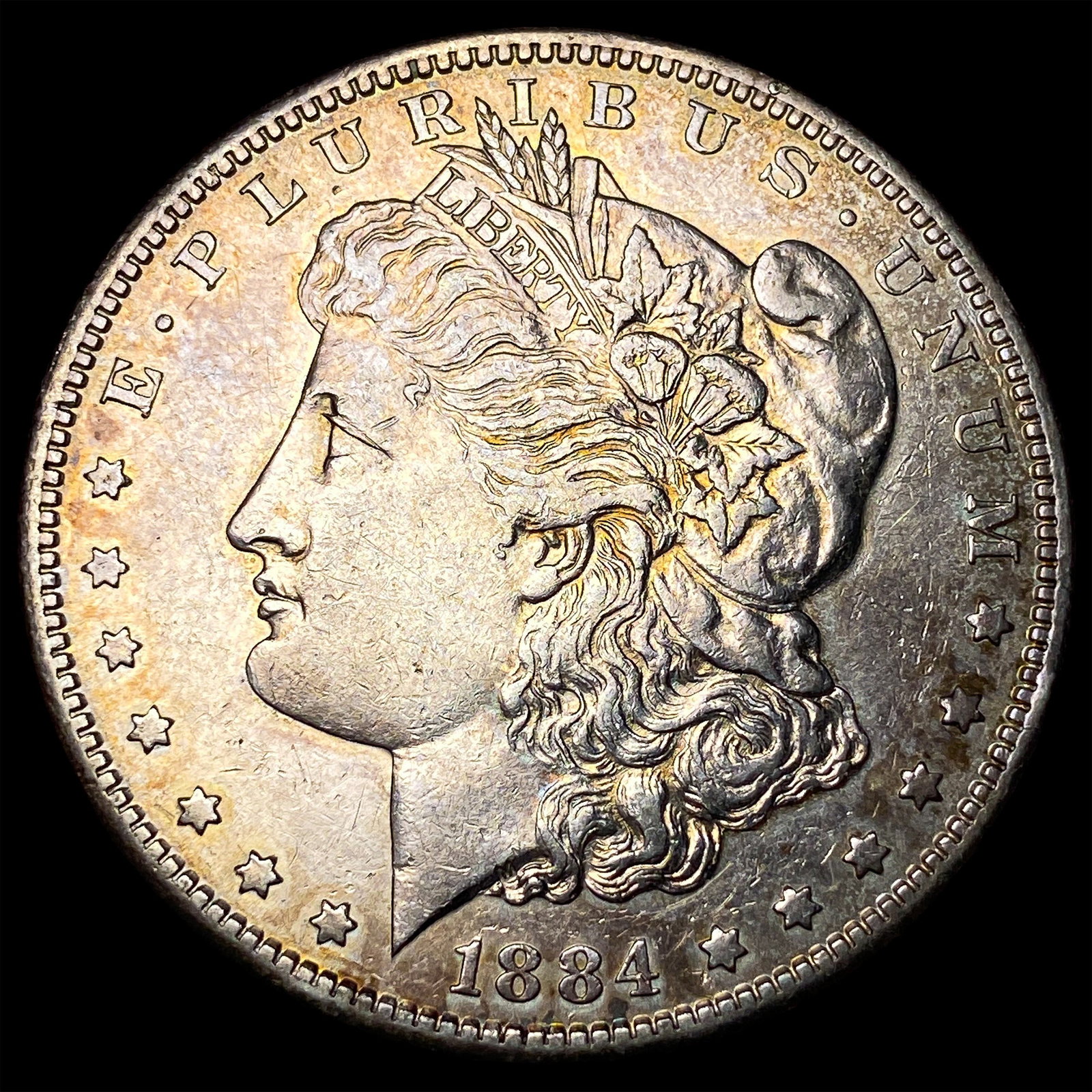 1884-S Silver Morgan Dollar NEARLY UNCIRCULATED (1 of 2)