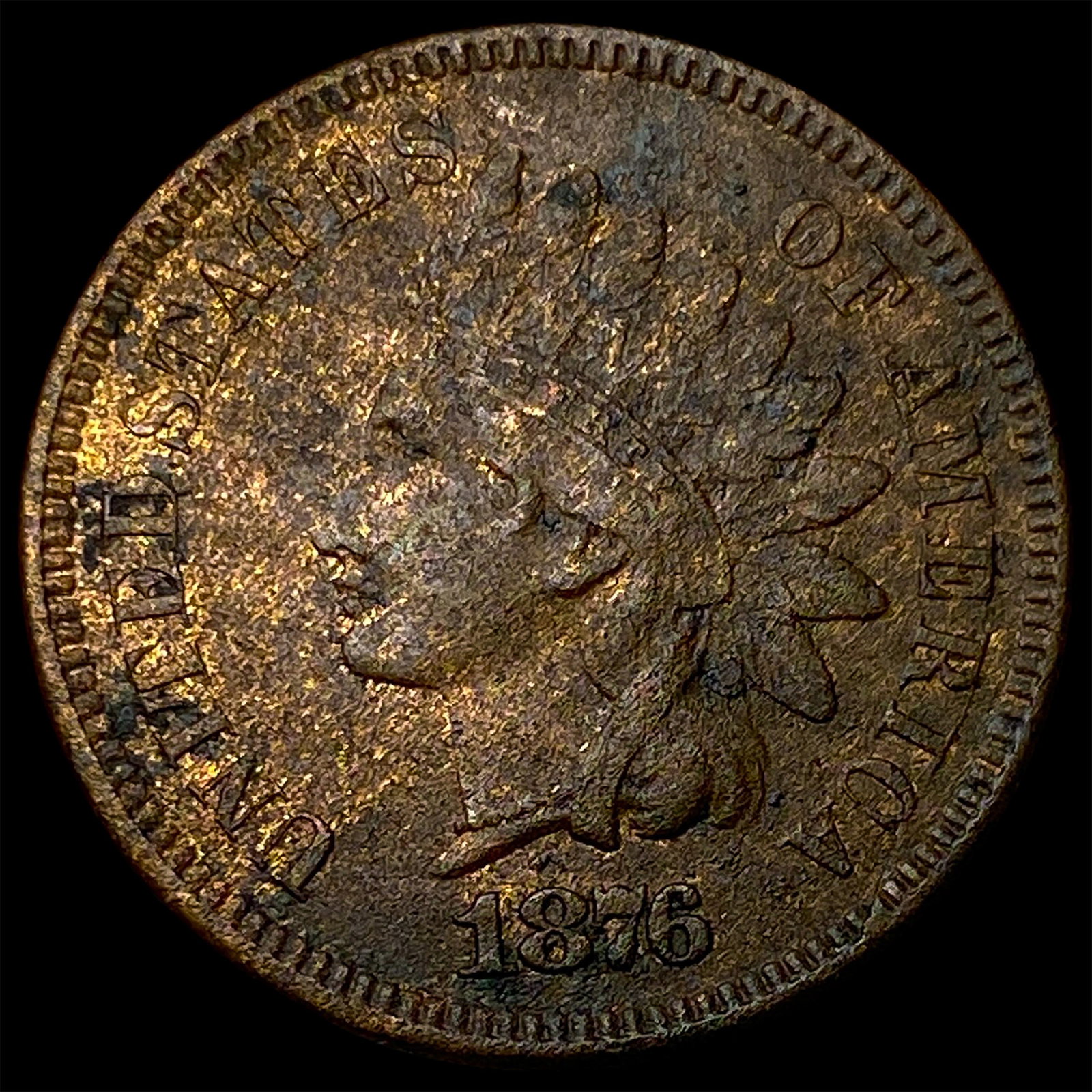 1876 Indian Head Cent HIGH GRADE (1 of 2)