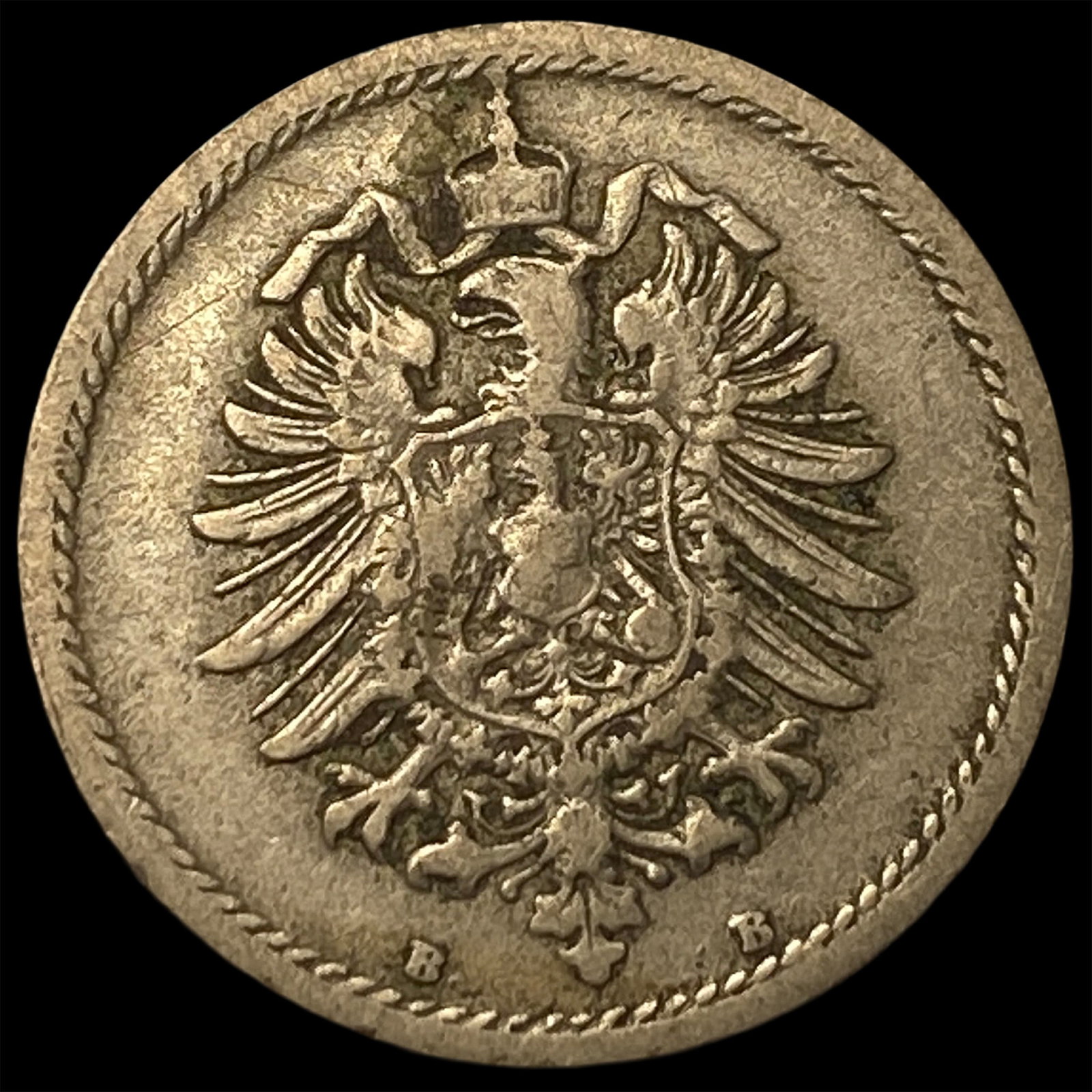 1875-B Germany 5 Pfennig: 1875-B Germany 5 Pfennig