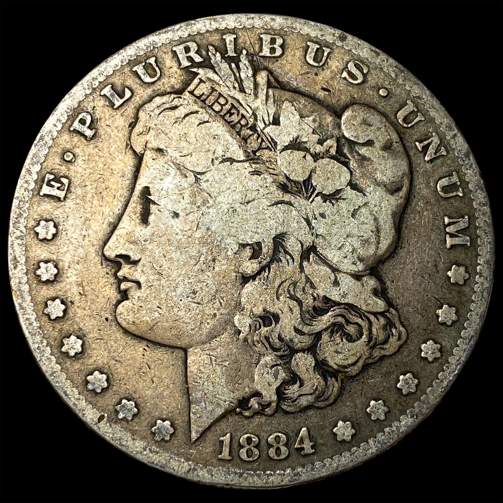1884-S Silver Morgan Dollar HIGH GRADE: 1884-S Silver Morgan Dollar HIGH GRADE