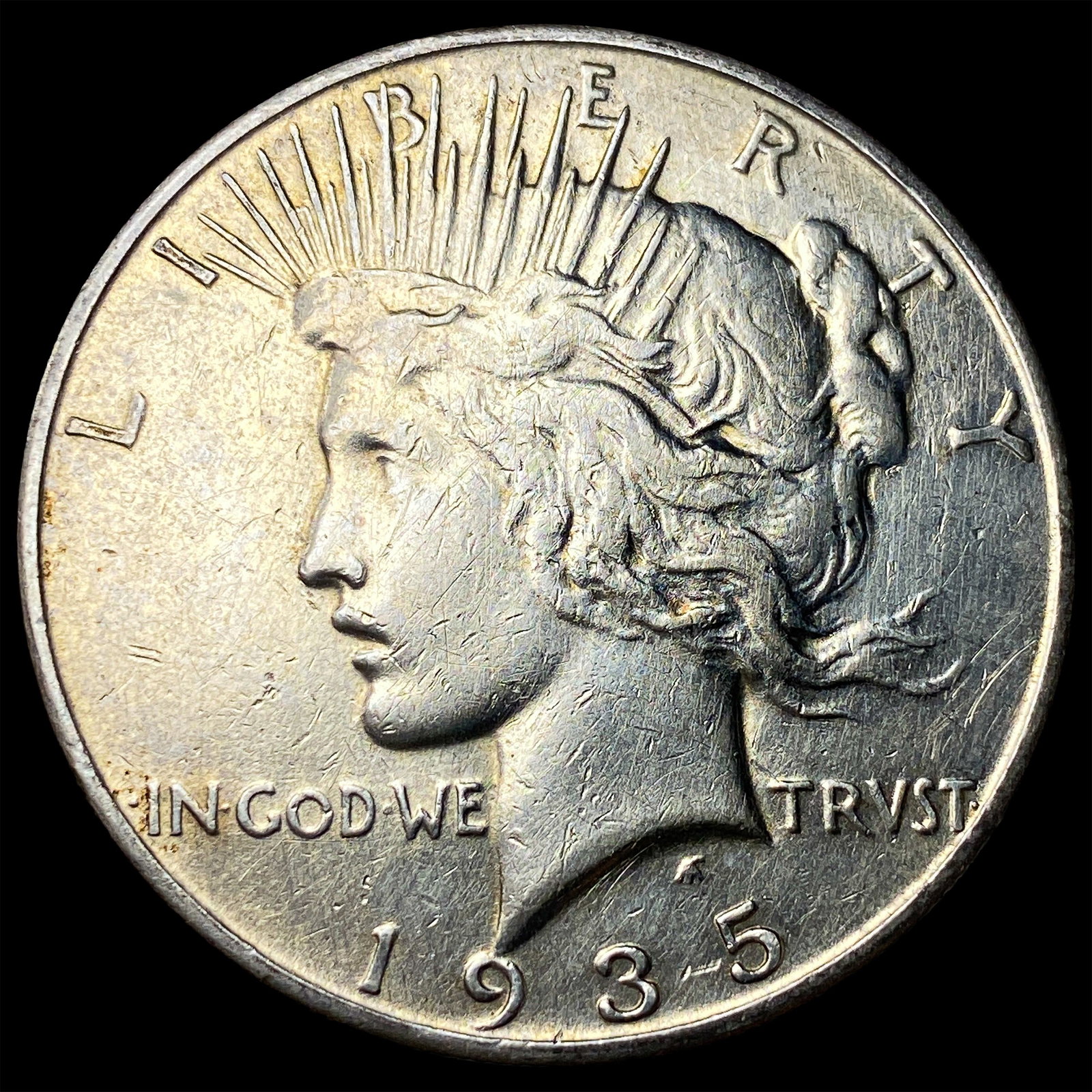 1935-S Silver Peace Dollar HIGH GRADE (1 of 2)