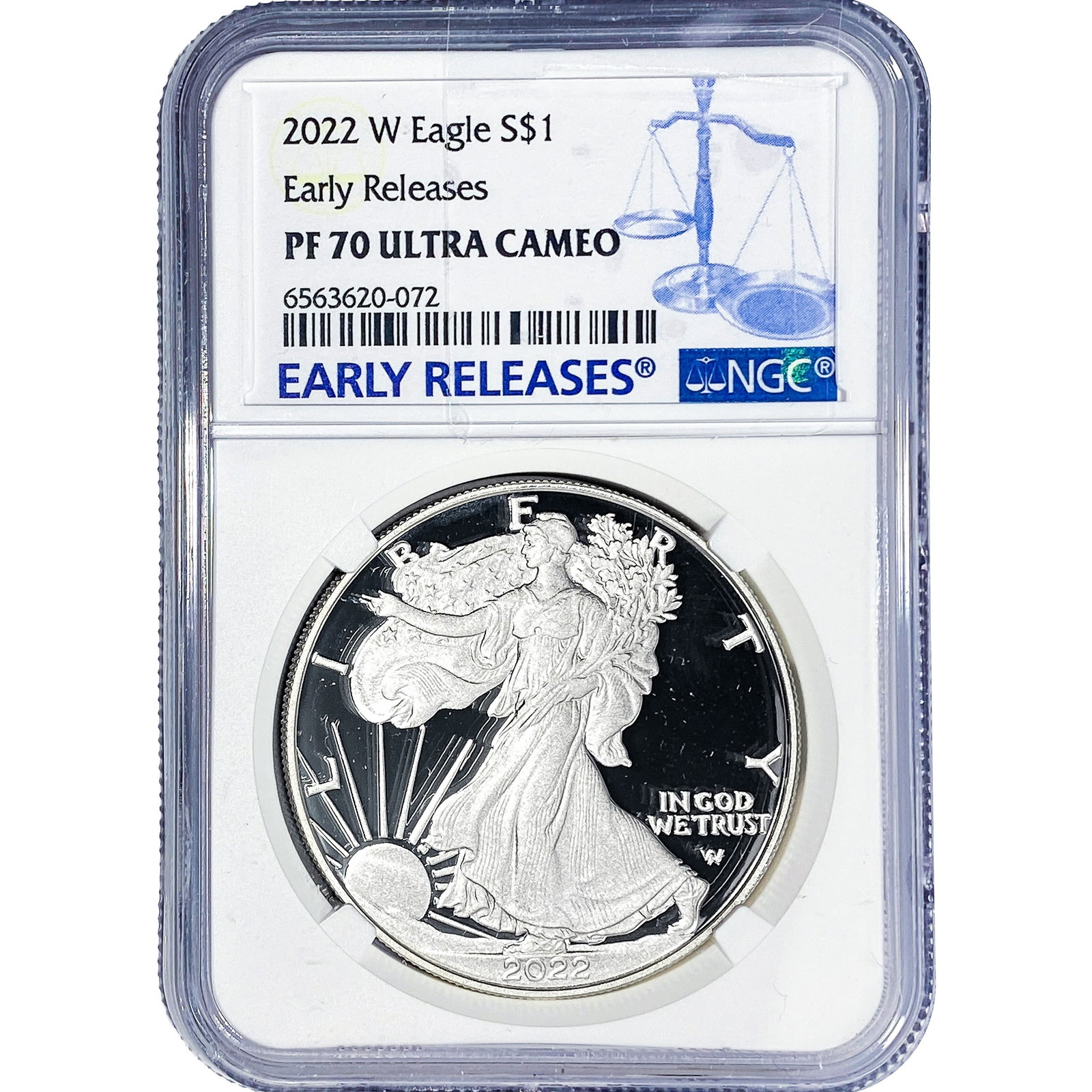 2022-W Silver Eagle NGC PF70 Ultra Cameo (1 of 2)